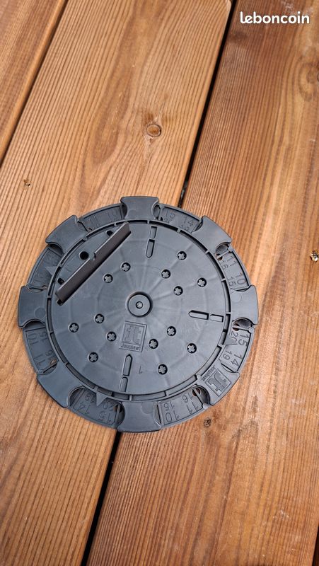 Plots de terrasses réglables 8-20mm pour lambourdes Jouplast (image 1)