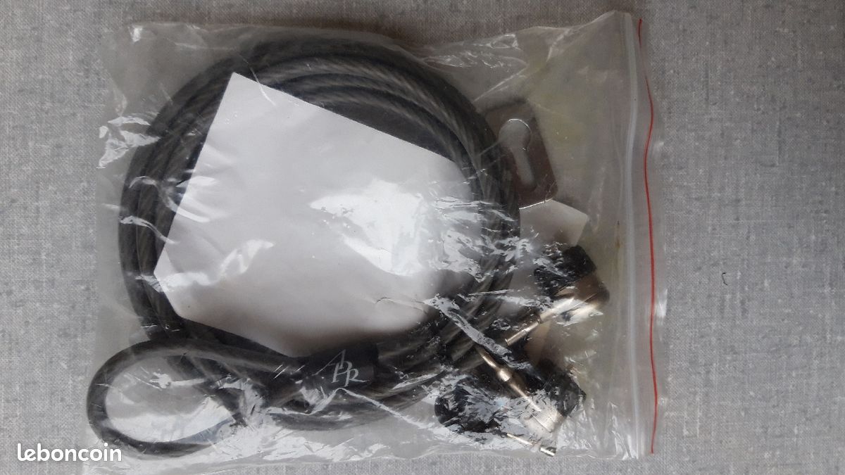 Cable double antivol portable et écran (image 1)