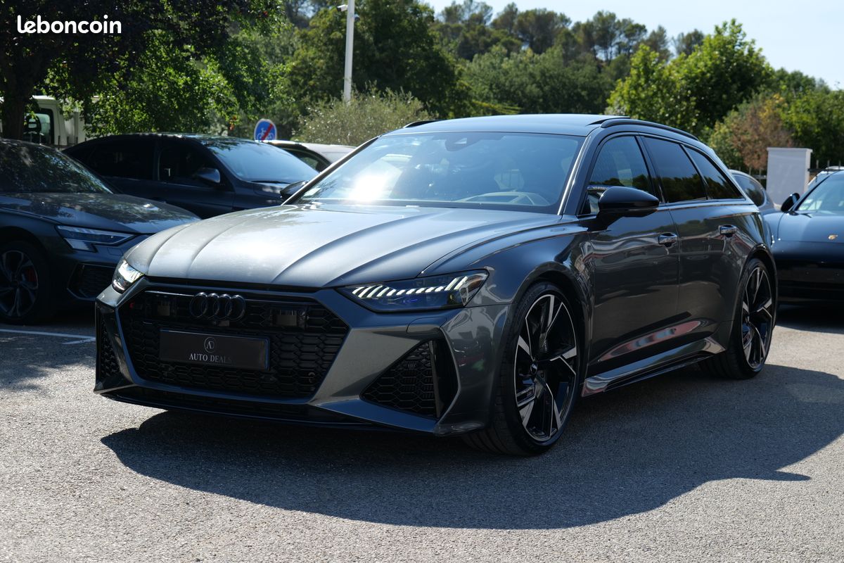 Audi rs6 c8 4.0 v8 600 ch gris daytona full audi service immat france (image 1)