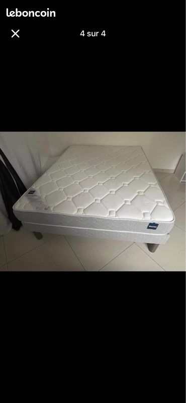 Sommier et matelas neuf 140/180 (image 3)