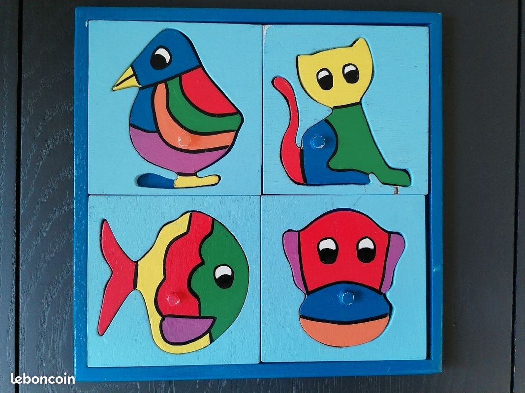 Puzzle en bois Animaux (image 1)