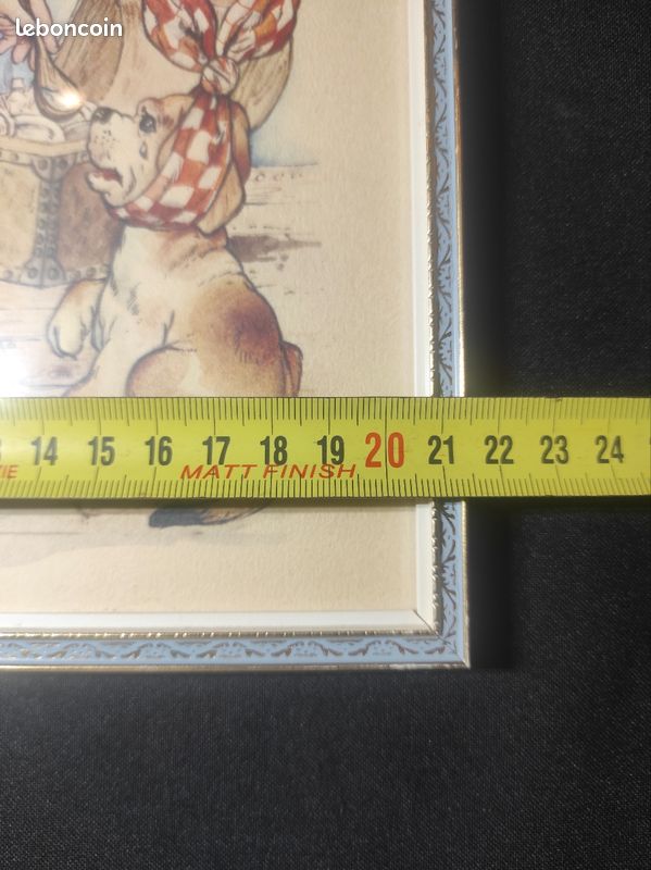 2 gravures sous cadre en verre (image 7)