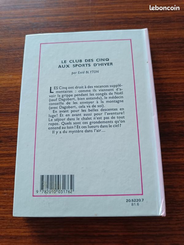 Le club des 5 au sport d'hiver bibliothèque rose (image 2)
