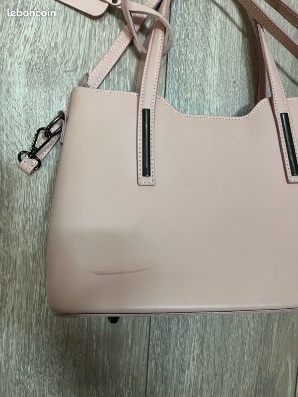 Sac à main en cuir femme rose Accessoires Bagagerie