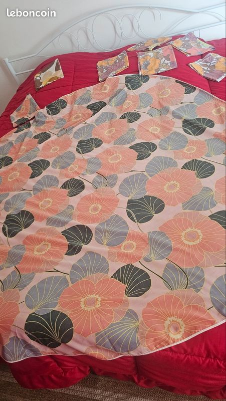 Nappe Rectangulaire Filiane 140x300cm Bleu Pétrole