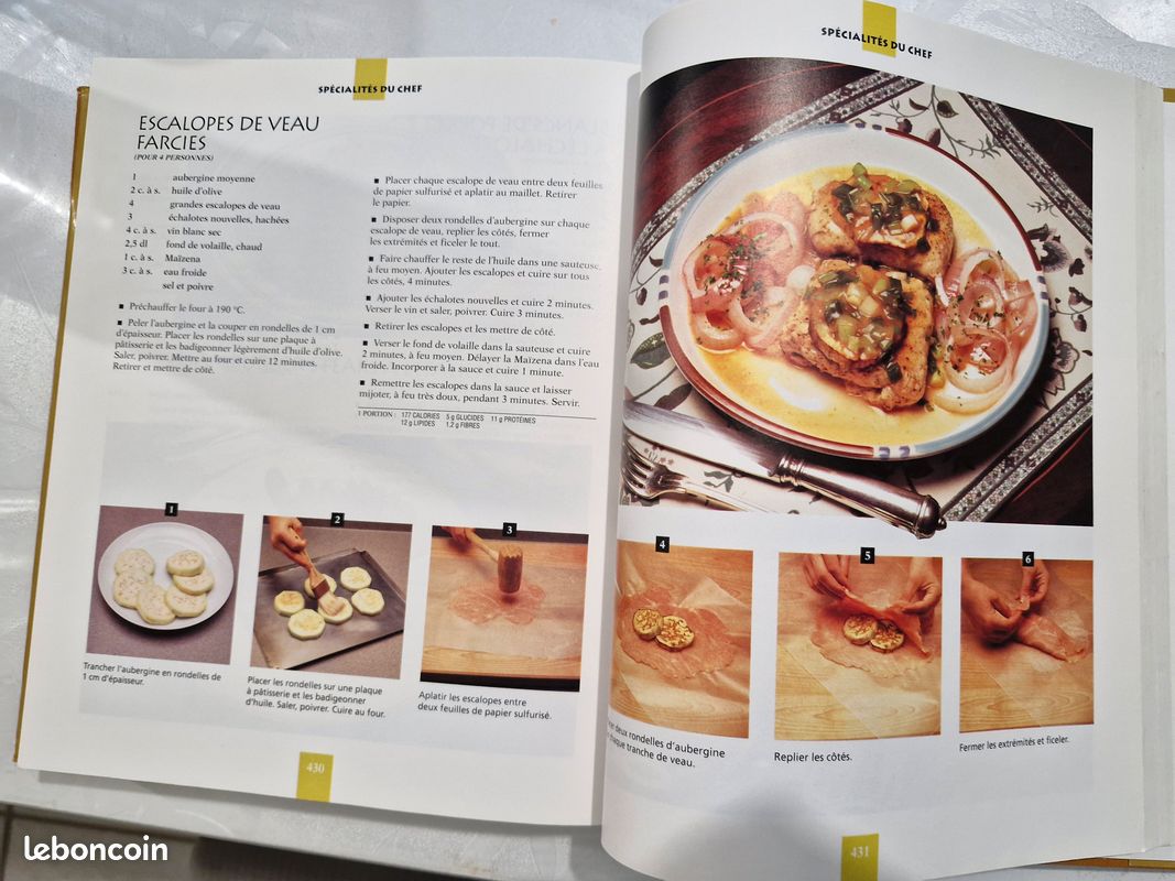 Gros livre de cuisine vintage (image 3)