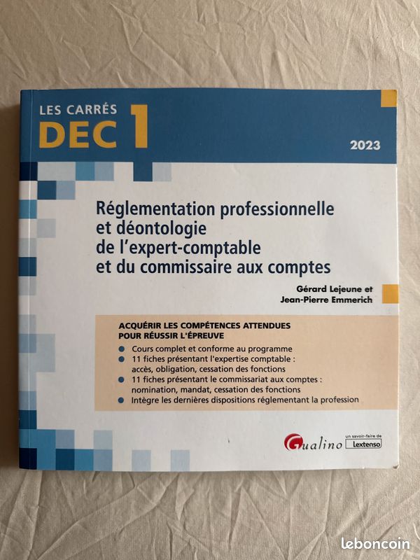 Carré DEC UE 1 déontologie 2023 (image 1)