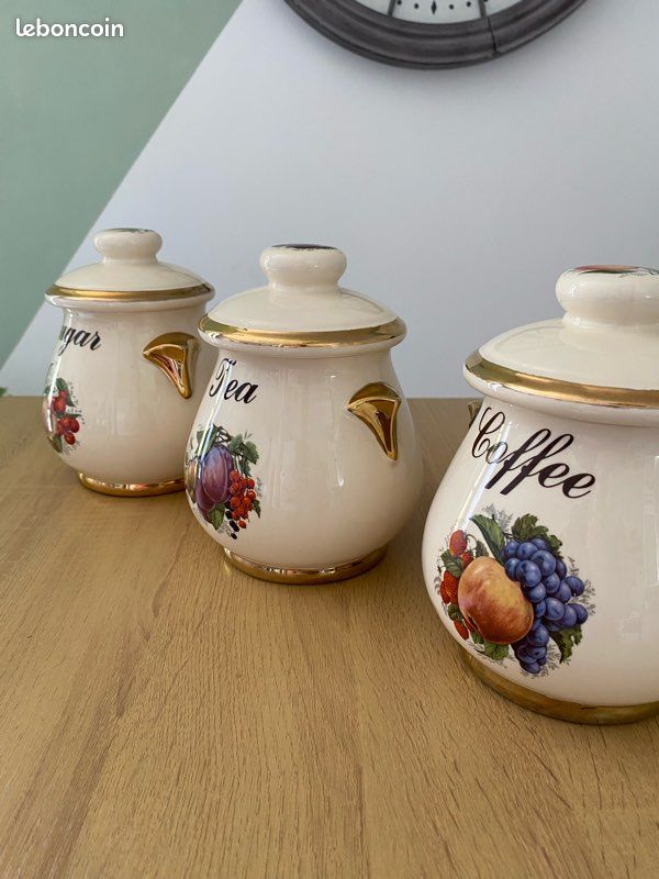 Lot de 3 pots vintage en année 80/90 (image 1)