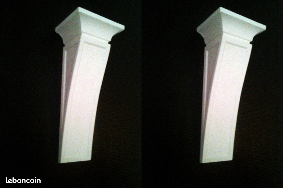 Colonne Piédestal En STAFF (plâtre Renforcé) - Support Pour Vase Ou Objet Déco, Neuf, Fabriqué En France