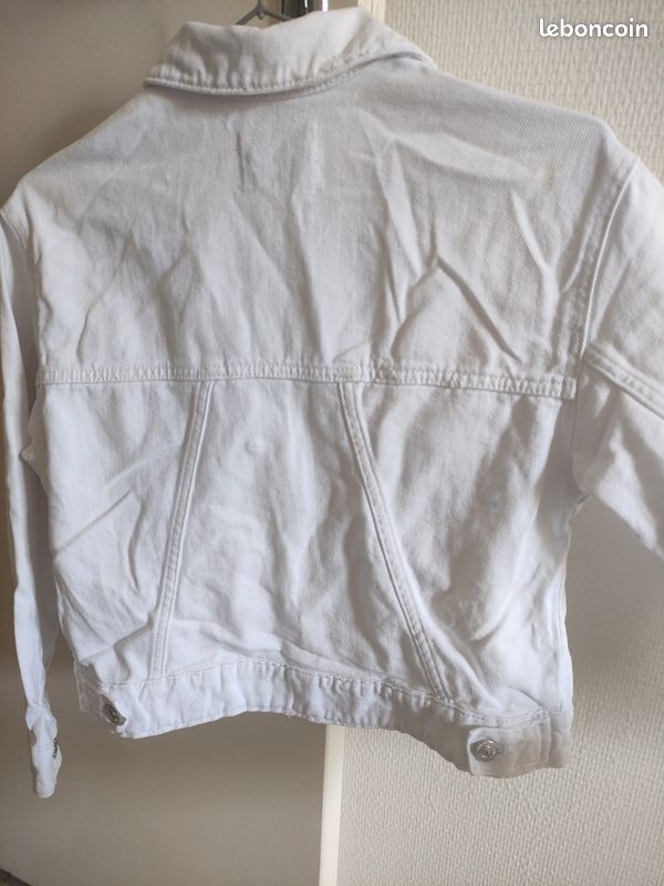 Veste en jean Zara blanche Vêtements - Main Image