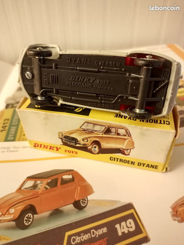 Dinky Toys Citroën Dyane en Métal 1:43 Voiture - Blanche (1413) | Achetez sur