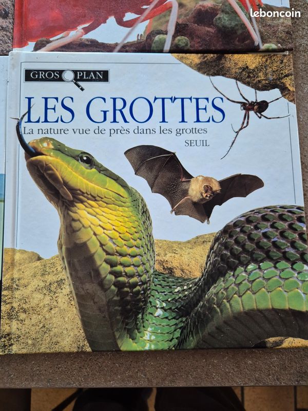 Lot de 4 livres les déserts, les récifs de coraux, les grottes et les marais (image 5)