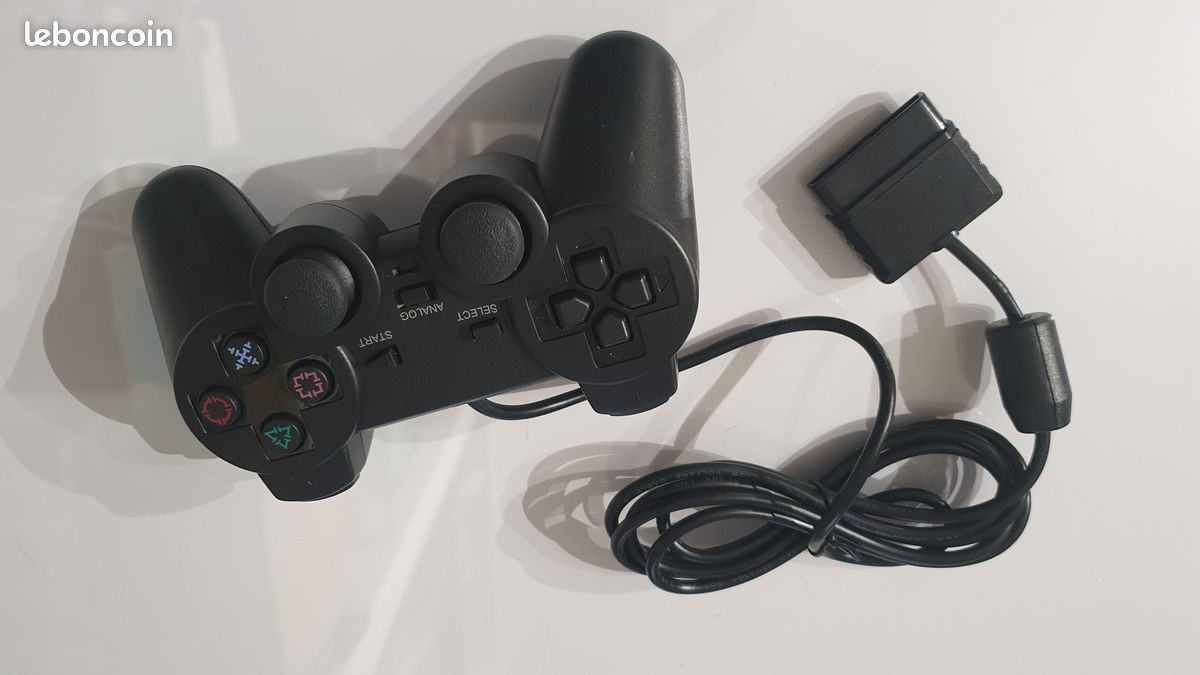 Manette playstation 2 générique noire NEUVE (image 8)