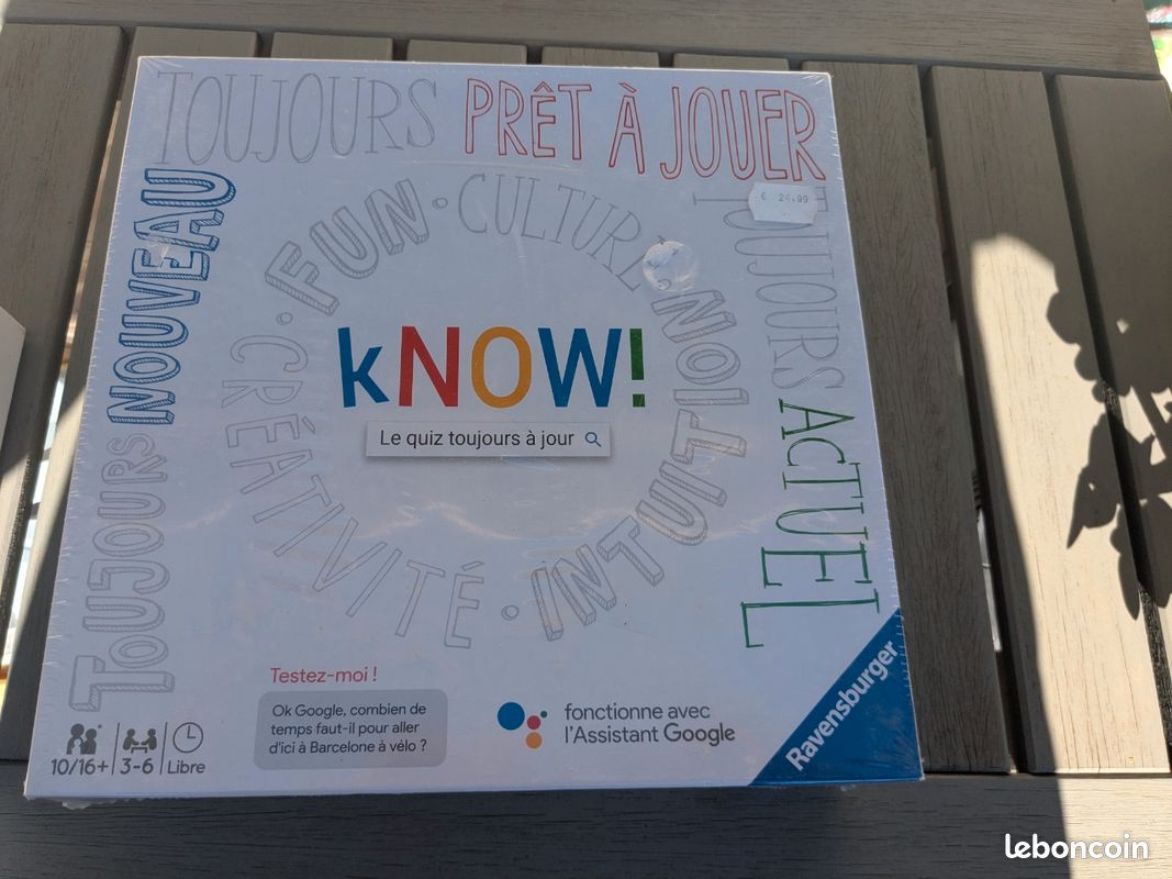 Jeu de société Know de Ravensburger neuf sous blister (image 1)