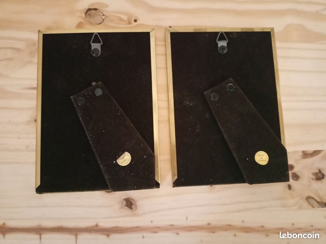 Paire de cadres photos ''Solid Brass photo frame'' 13cmx18cm (image 2)