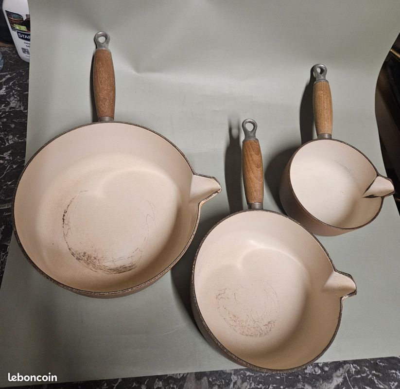 Le Creuset - Série de 4 casseroles (4) - Fonte émaillé - Catawiki