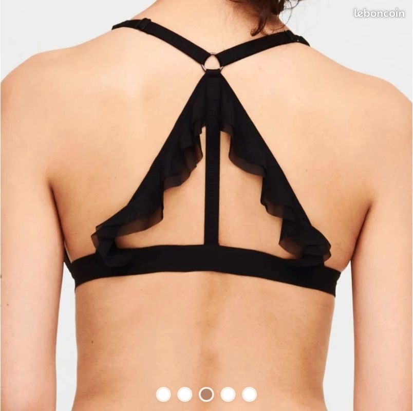Soutien-gorge Chantal Thomas Ballerine En Satin Et Tulle - Taille 100C (85E/38) - Neuf Sans étiquette