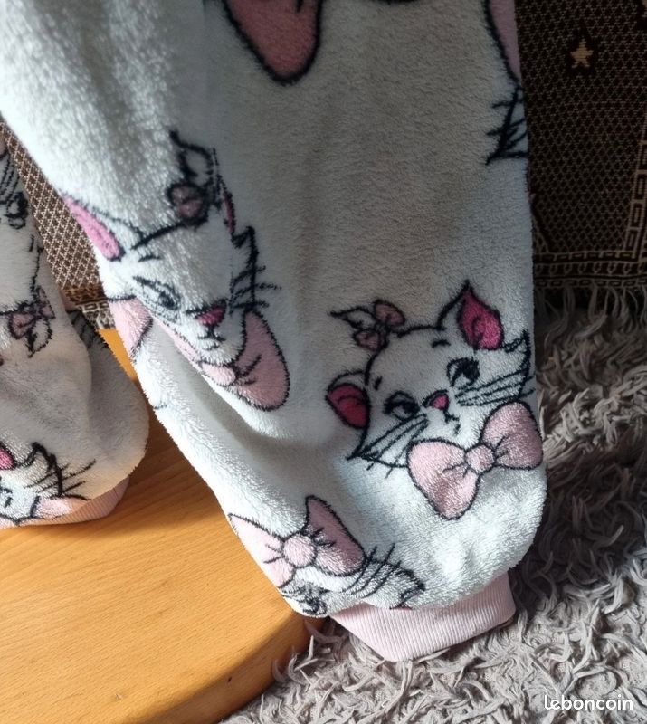 Tunique De Nuit Pyjama Les Aristochats - Personnage Marie - Taille M (40-42) - Rose, Neuf Avec étiquettes