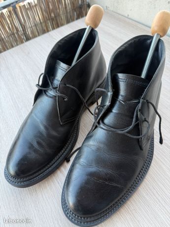 Bottines Tod's Noires En Cuir – Taille 40.5, Style Combat
