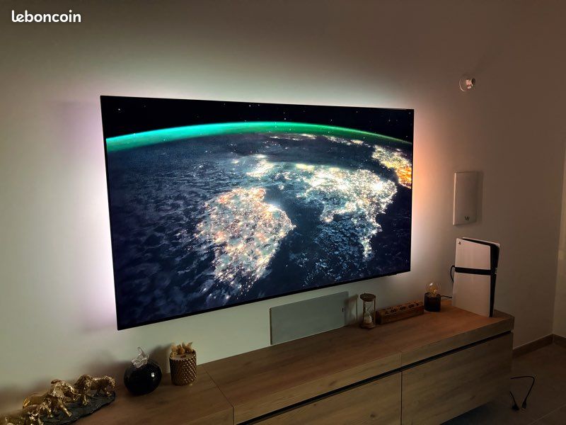 TV OLED Philips 65OLED808 – 65 pouces – 4K – Ambilight (image 1)