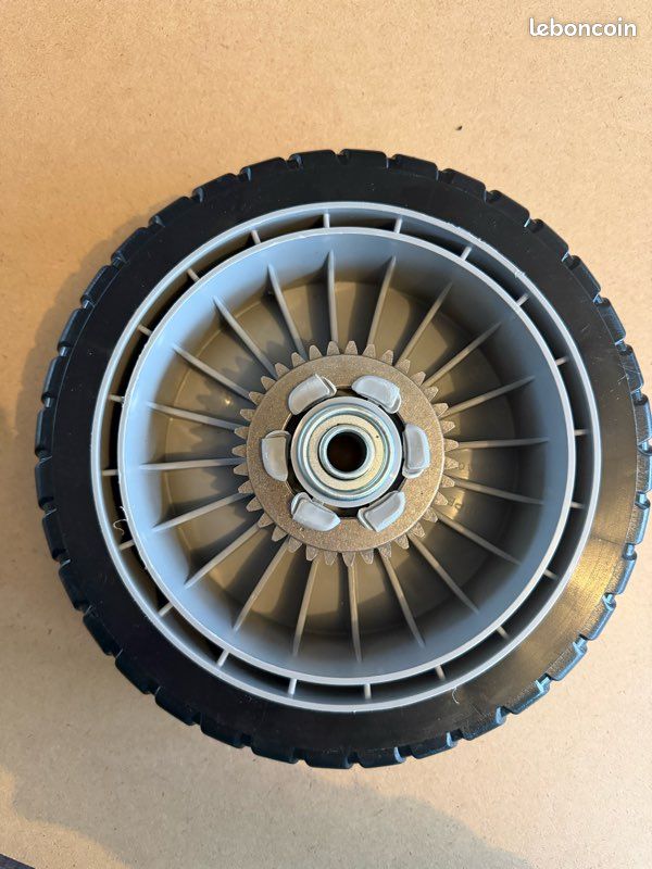 ZYNCUE Lot Roues De Rechange Tondeuse – Avant/Arrière 17,8/20,3/25,4 Cm – Roues Caoutchouc Robuste Pour Tondeuse Jardin