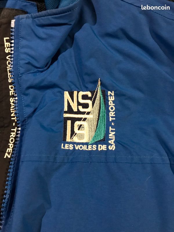 Blouson North Sails Saint Tropez - Taille L - Bleu - Veste Coupe-vent 100% Polyamide - Occasion Très Bon état