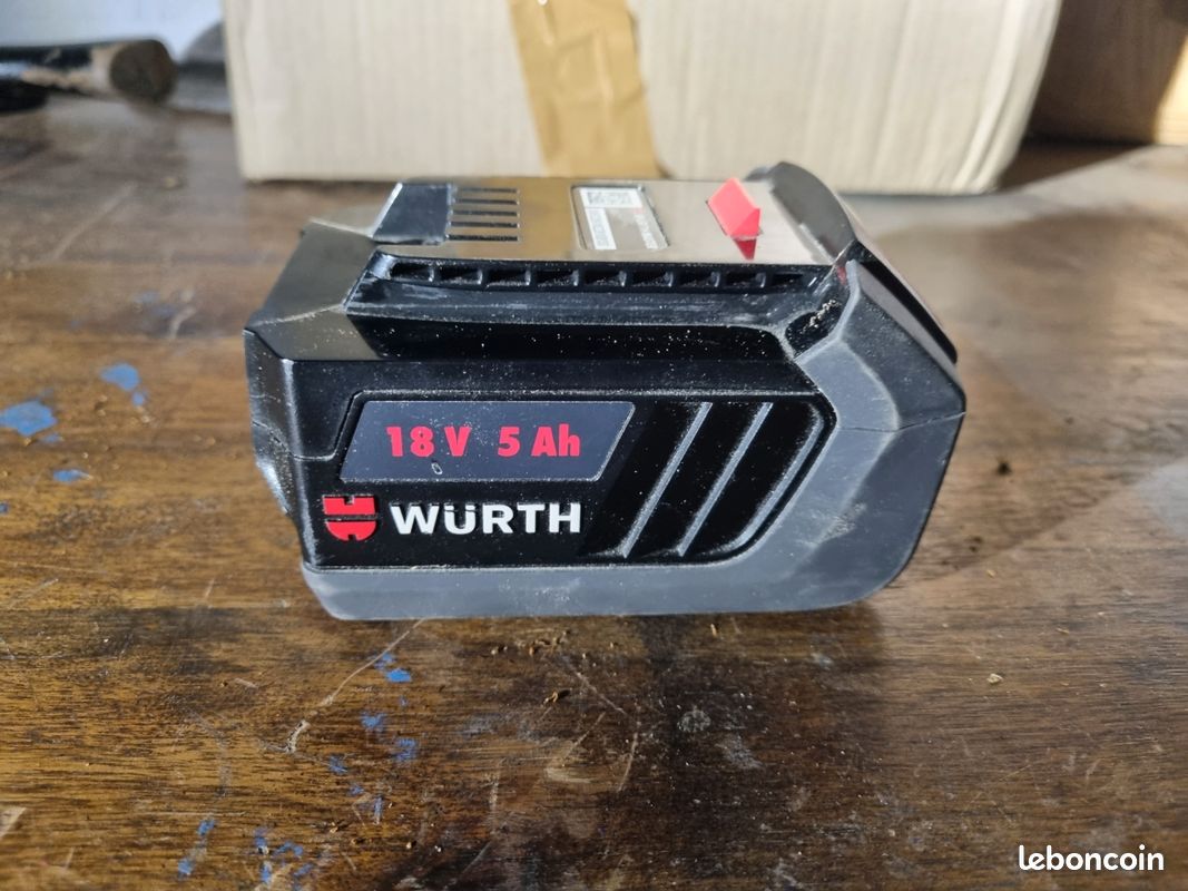 Batterie wurth 18V 5ah (image 1)