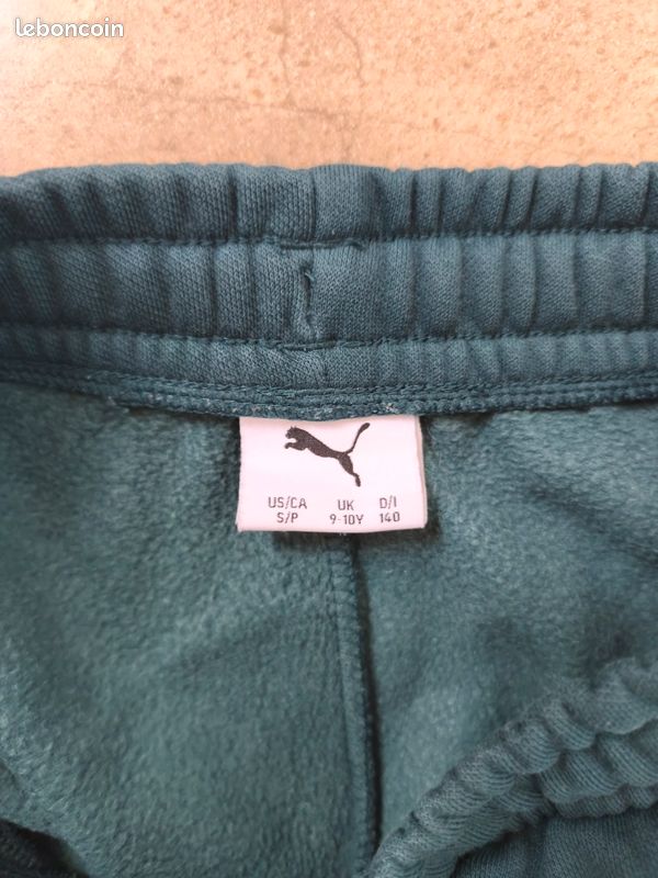 Jogging survêtement Puma vert foncé | Taille 9-10 ans | BE (image 8)