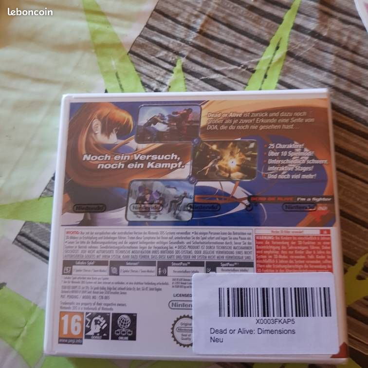 Dead or alive Dimension 3DS neuf (image 1)