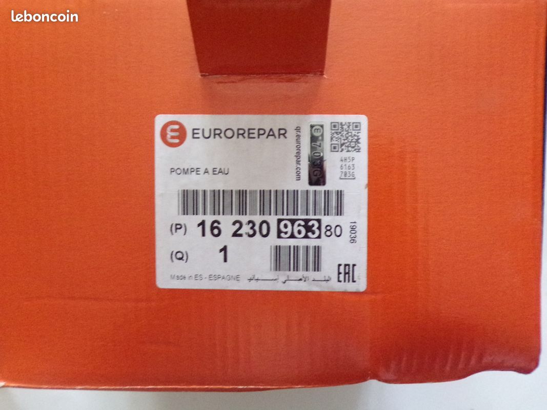 Pompe a eau OE 1623096380 (image 1)