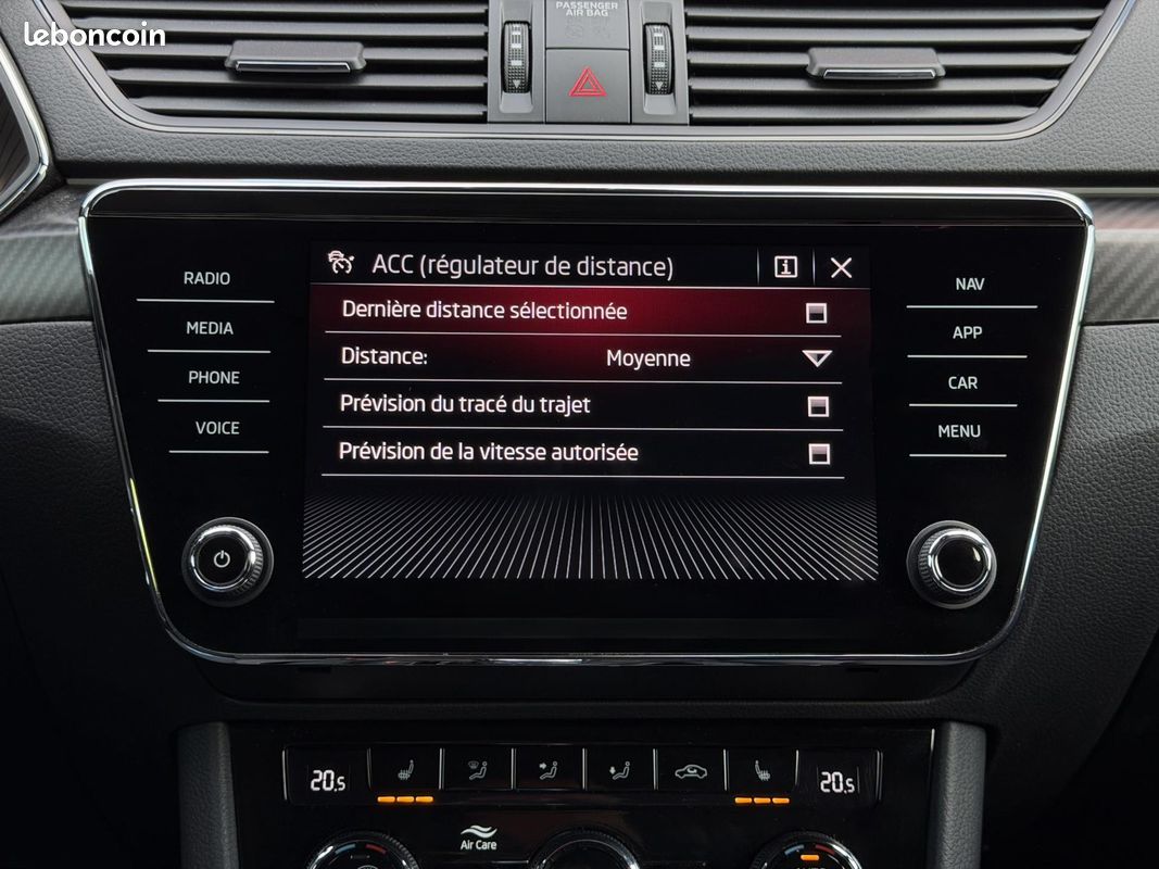 SKODA SUPERB Sportline TSI PHEV Hyrbide recharg 218 DSG 1ère Main Attelage Caméra Kessy GPS (image 35)