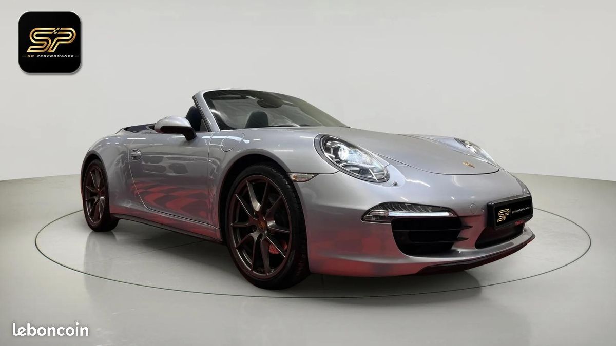 Porsche 911 991 Carrera 4 Cabriolet * Boîte Manuelle * 4x4 * Bose * Full Cuir * Mémoire * Sièges Ventilés (image 3)
