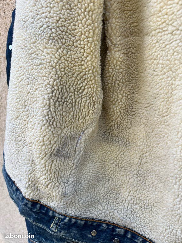 Veste jean Levis interieur fourre . Taille 40 (image 7)