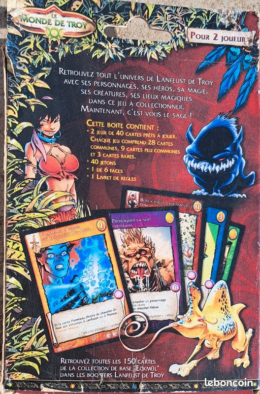 Ensemble complet de cartes à jouer LANFEUST de troy (image 3)
