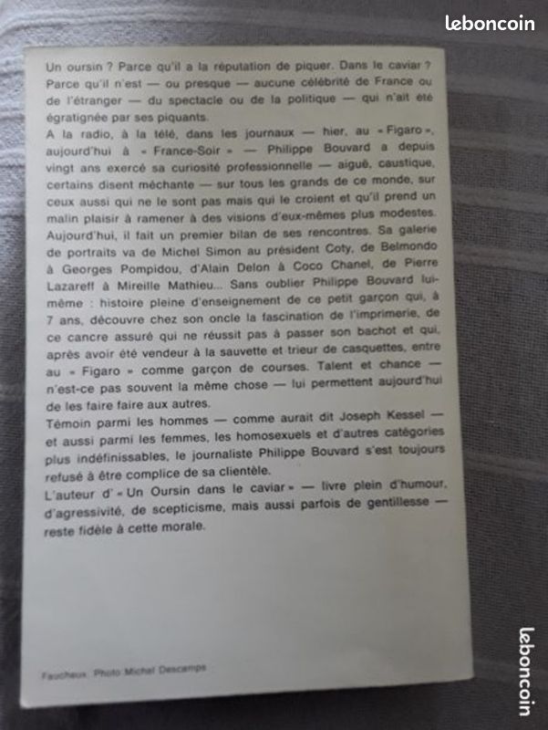 📚 Philippe BOUVARD : UN OURSIN DANS LE CAVIAR (image 2)