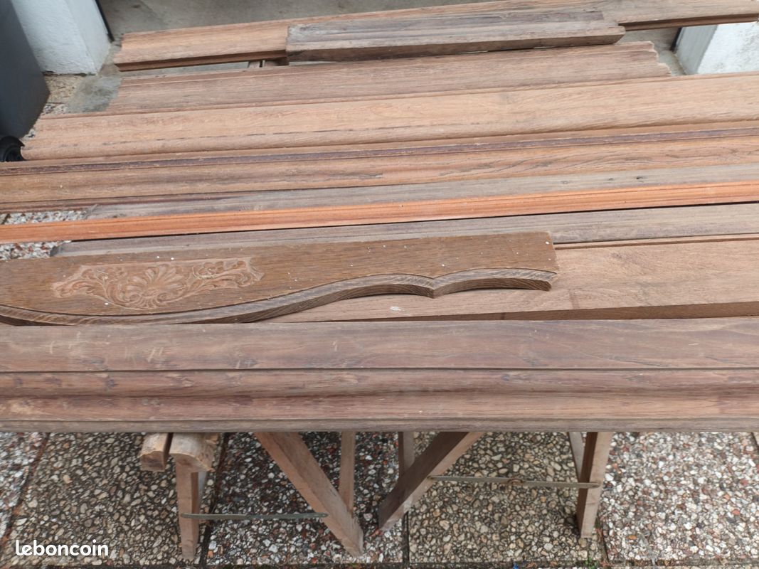 Lot de corniches en bois chene (image 3)