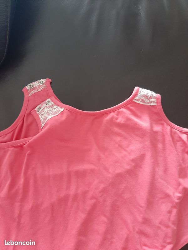 Combinaison short IKKS rose 5ans (image 5)