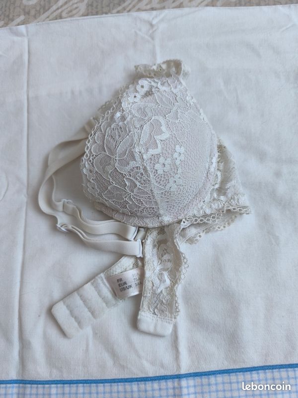 Soutien-gorge Empreinte - Taille 90D - Couleur Blanc Cassé - Neuf Avec étiquettes - Style Classique