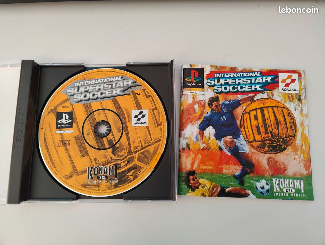 Jeu PS1 International Superstar Soccer Pro - Version Française - État Correct, Jouable - Pour PlayStation 1