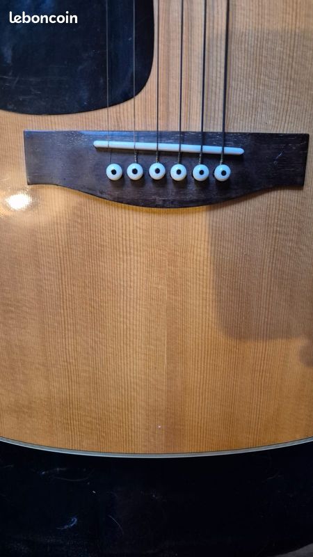 Guitare acoustique Aria AF 20 3/4 + étui + sangles (image 6)