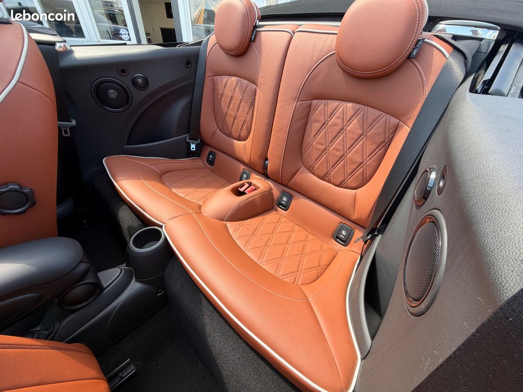 MINI CABRIO 2.0 180CH COOPER S BVA - 1ÈRE MAIN - AFFICHAGE TÊTE HAUTE - INT. CUIR CHAUFFANT - CAPOTE ELECTRIQUe (image 11)