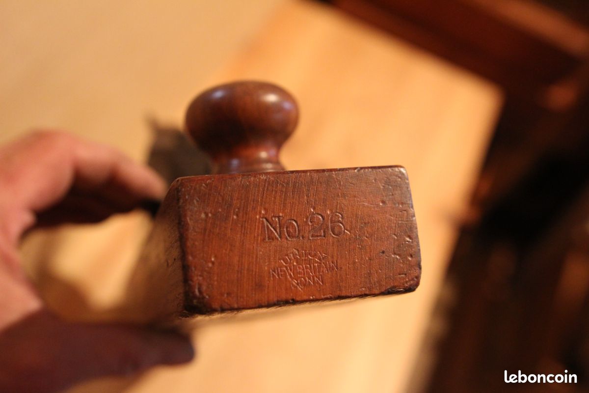 Varlope ancienne en bois n° 26 (image 6)