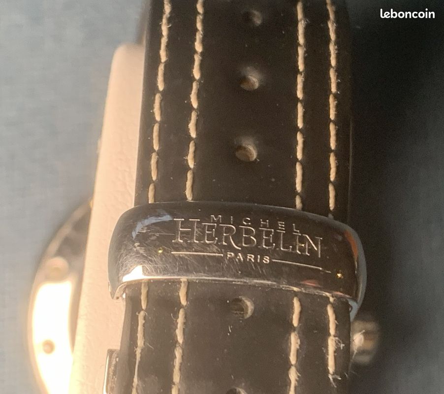 Montre Michel Herbelin Newport 36657/14 CA – Bon état – Full Set (image 9)