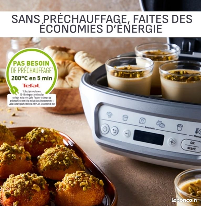 Tefal KD812110 Cake Factory Délices Machine à Gâteaux - Argenté | Achetez sur