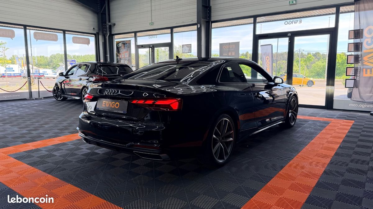 AUDI A5 COUPE 2.0 40 TFSI 205 HYBRID MHEV S-LINE BVA-APPLE CAR PLAY-GARANTIE 6 MOIs (image 2)