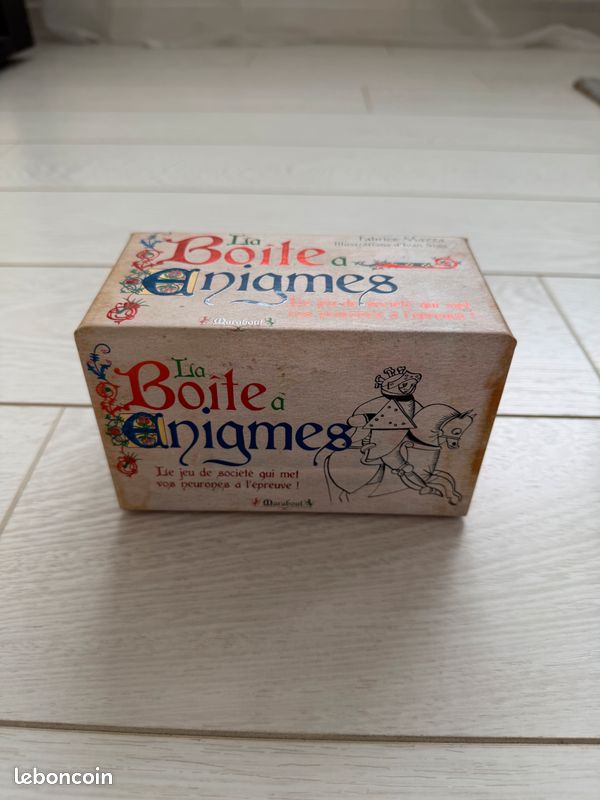 Jeux de société Marabout La Boite à Enigmes qui met vos neurones à l'épreuve (image 6)