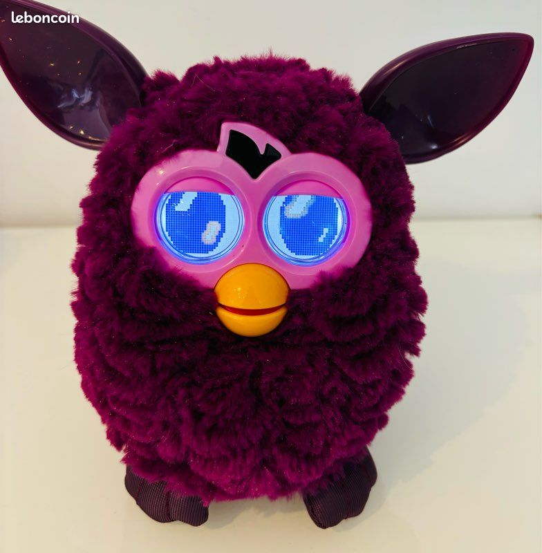 Hasbro 2012 #A006 Furby Plum Fairy purple peluche interactive prune violet lot rare vintage boom voodoo tiger retro animal interactif furbish galaxy furblets baby food cards collection SOP77 (image 2)