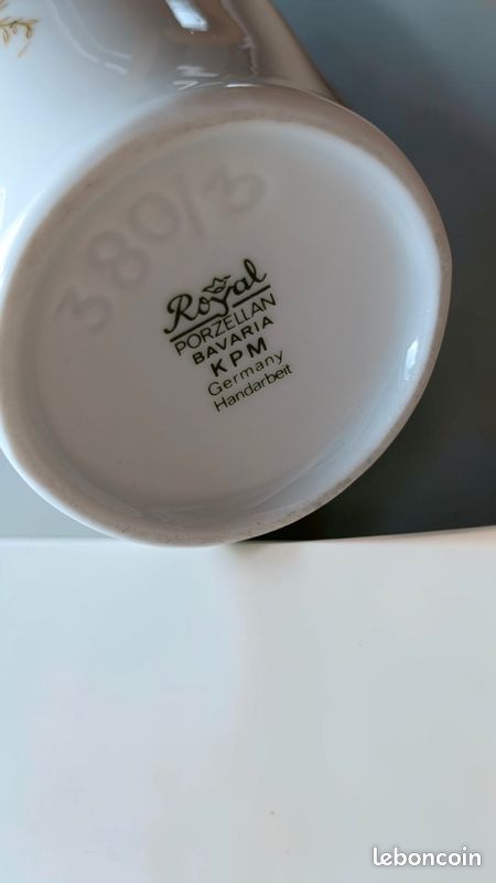 Vase Royal Porzellan Bavaria KPM – Porcelaine allemande – 30 cm (image 9)