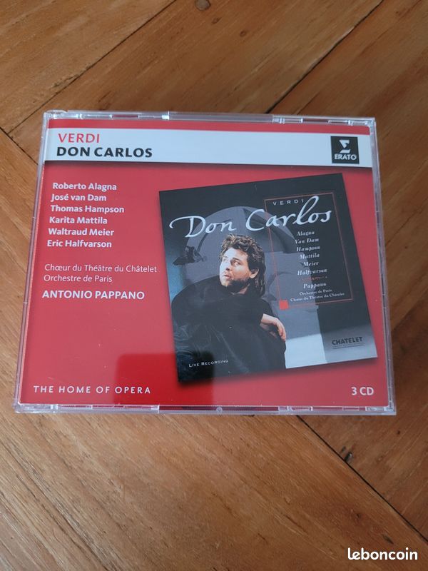 Don Carlos. Verdi. 3 CD. Alagna/ VanDam.. (image 1)