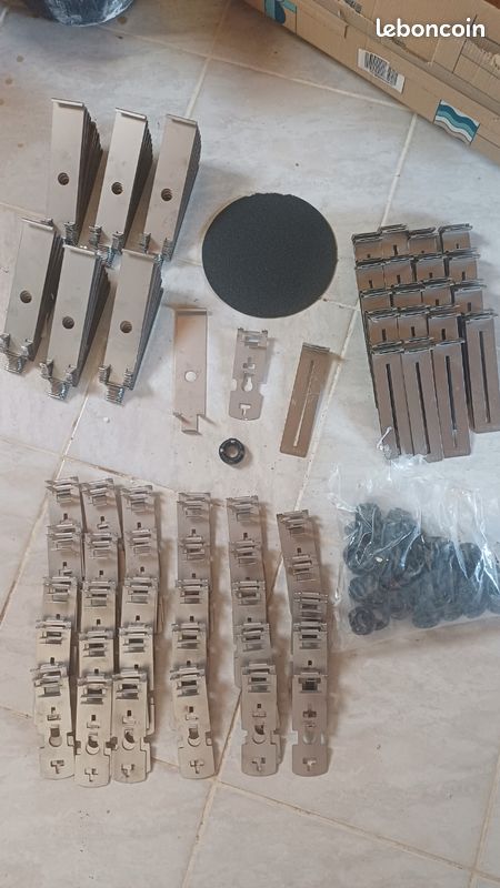 Lot Clips de bordure latérale et disques ETERNO IVICA pour terrasse sur plots (image 4)
